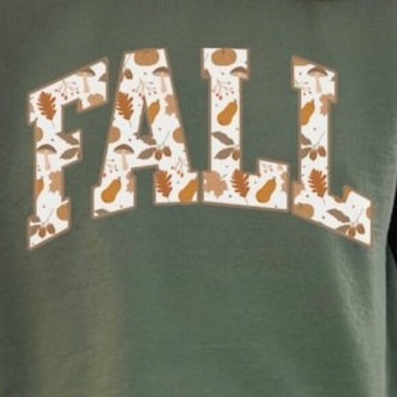 Fall Leaves Sweatshirt Fall Autumn Sweatshirt Thanksgiving Pumpkin Season 99 - Picture 2 of 5